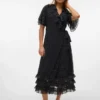 Robe mi-longue Vmdotina