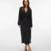 Robe mi-longue Vmholly