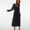 Robe mi-longue Vmholly