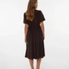 Robe midi en velours côtelé Vmray
