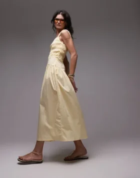 Robe midi Topshop