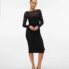 Robe midi Vmpaula
