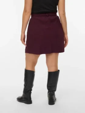 Short en velours côtelé à taille haute Vmcvilja