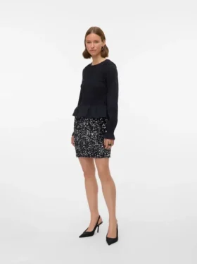 Shorts à taille haute Vmbella