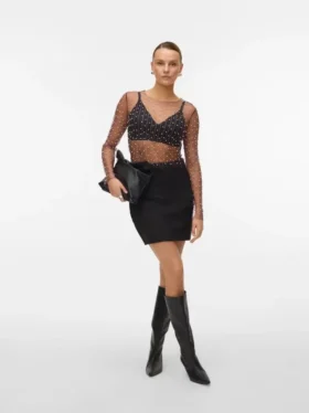 Shorts à taille haute Vmkreta