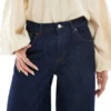 Topshop Jeans taille basse coupe ample