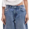 Topshop Jeans taille basse coupe ample