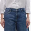 Topshop Jeans taille basse coupe ample