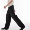 Topshop Jeans taille basse coupe ample