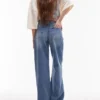Topshop Mid Rise Loose Fit Jeans