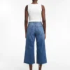 Tsvera – Jeans court à taille haute et coupe large