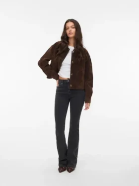 Veste en daim Vmroycestine