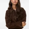 Veste en daim Vmroycestine