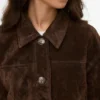 Veste en daim Vmroycestine