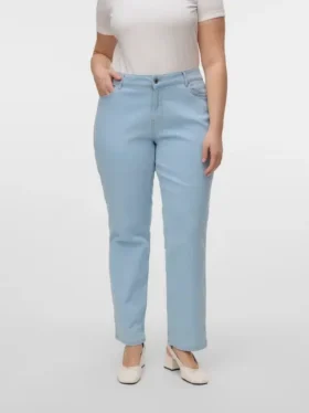 Vmcjakie Mid Rise Straight Fit Jeans