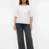 Vmcmira – Jeans court à taille mi-haute et coupe large
