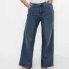 Vmcmira – Jeans court à taille mi-haute et coupe large