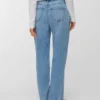 Vmetna High Rise Jeans with Barrel Fit Cut