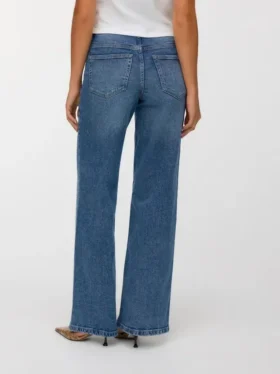 Vmmira Taille moyenne, coupe large – Jeans court