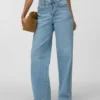 Vmsandie – Jeans court à taille mi-haute et coupe large