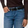 Vmsandie-Stretch Mid Rise Wide Leg Fit Jeans