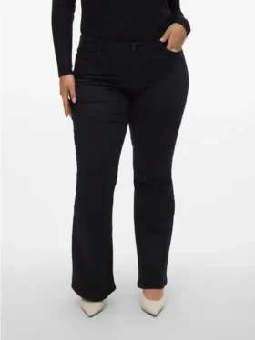 Vmscarlet Mid Rise Flared Fit Jeans