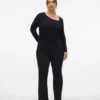 Vmscarlet Mid Rise Flared Fit Jeans