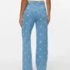 Vmtessa – Jeans court taille haute coupe large