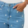 Vmtessa – Jeans court taille haute coupe large