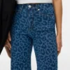 Vmtessa – Jeans court taille haute coupe large